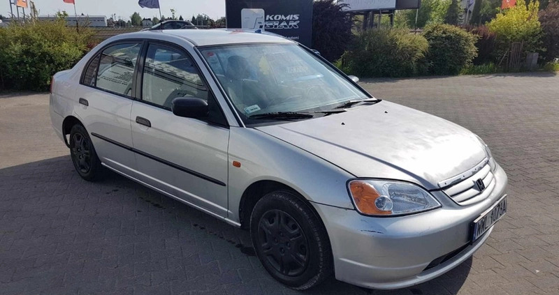 Honda Civic cena 3000 przebieg: 305626, rok produkcji 2001 z Krośniewice małe 46